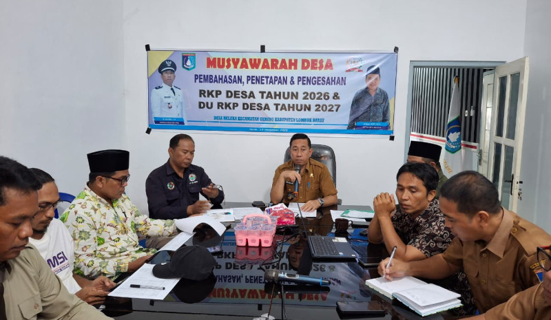 Pemdes Beleka Gelar Pembahasan dan Penetapan RKP Desa Tahun 2026, Kepala Desa Islahudin: “RKP Desa Harus Selaras dengan Kebutuhan Masyarakat”