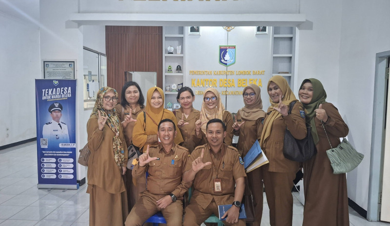 Tim Inspektorat Provinsi NTB Lakukan Supervisi SPM di Desa Beleka