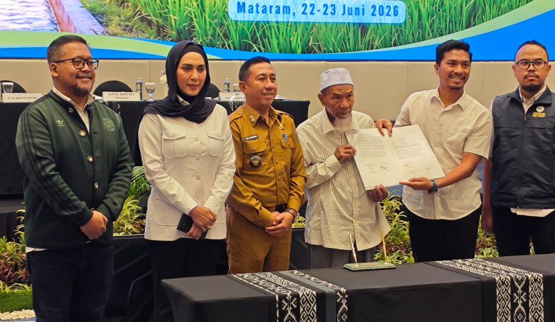 Kepala Desa Beleka Hadiri Penandatanganan PKS Program P3-TGAI Tahun Anggaran 2026