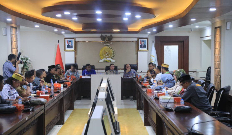 AKSI Audiensi ke DPD RI, Kepala Desa Beleka Dukung Program Strategis Nasional