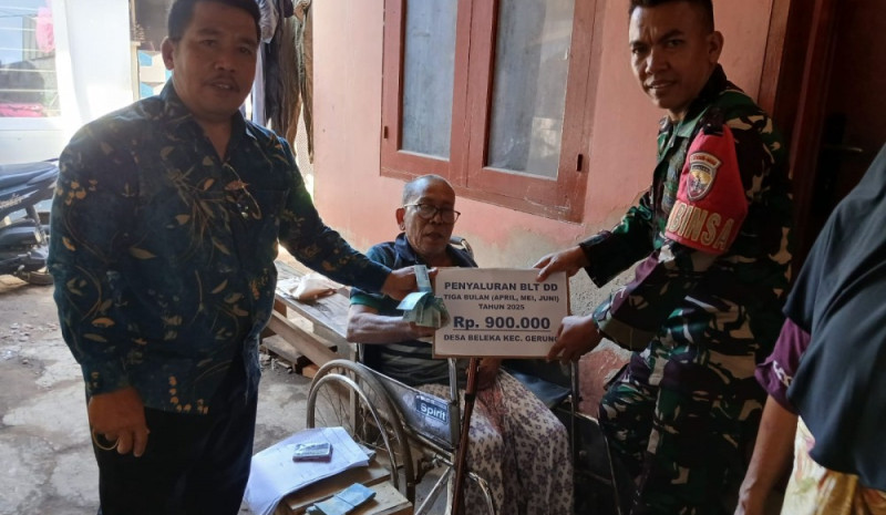 Pemerintah Desa Beleke Salurkan Bantuan Langsung Tunai Dana Desa