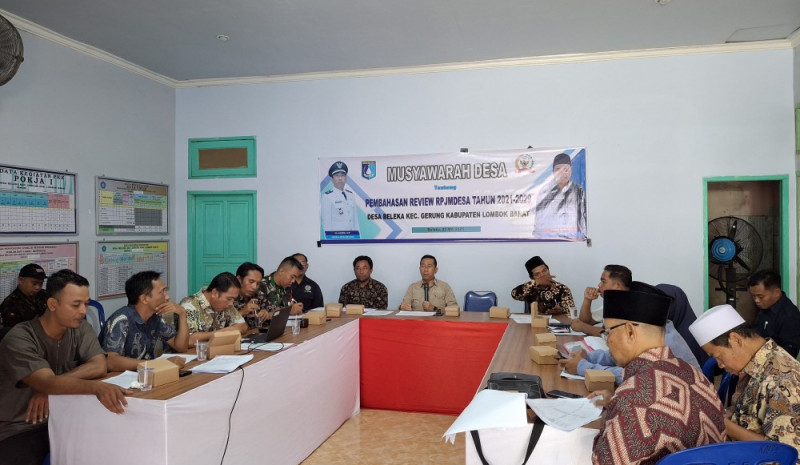 Pemerintah Desa Beleke Gelar Musyawarah Desa Bahas Review RPJMDes 2021-2029