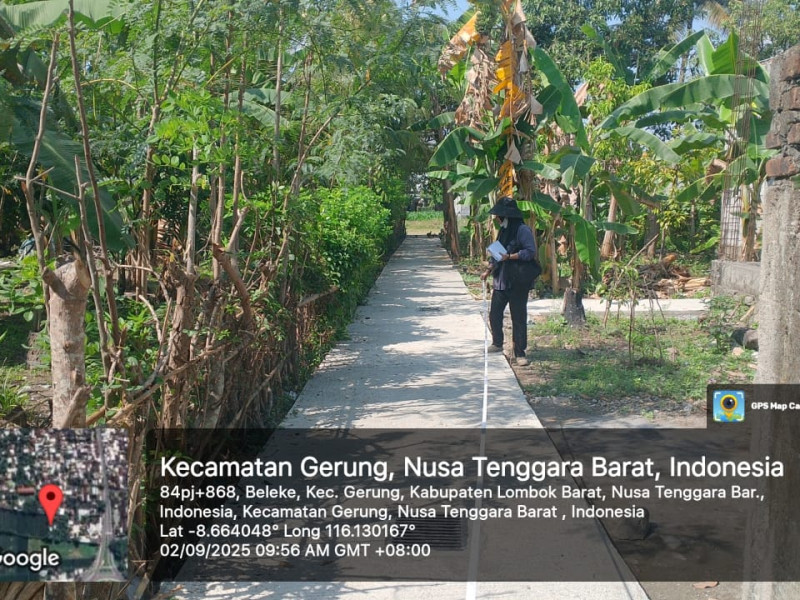Pembangunan Jalan Beton Dusun Mendagi
